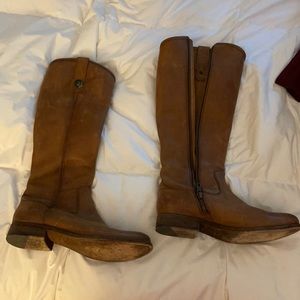 Frye brown tall boots